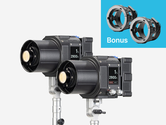 Maxima Spectra 2-Light Bundle with 2 Bowens Locking Rings